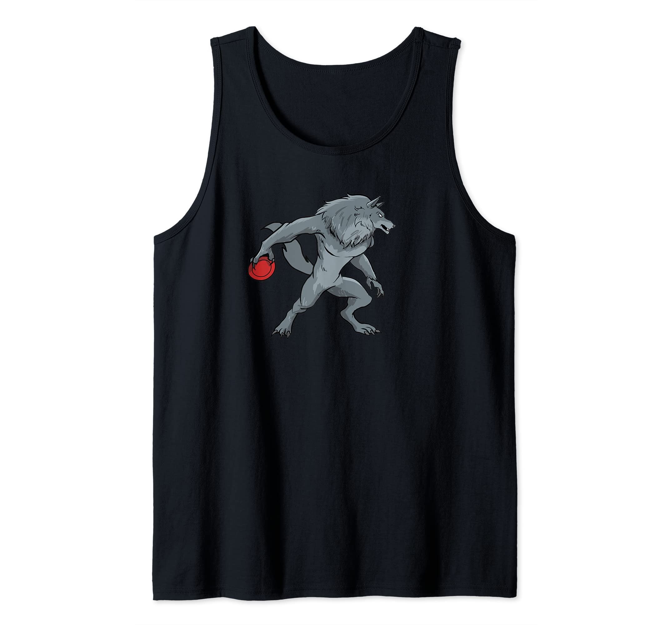 Disc Golf Wolf - Frolf Frisbee Golf Tank Top