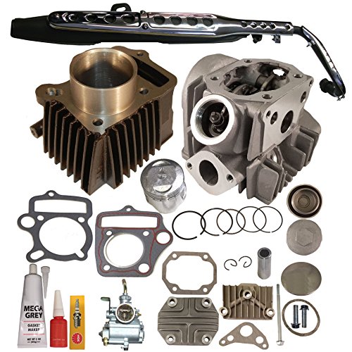 ZOOM ZOOM PARTS FITS HONDA CT 70 CT 70 EXHAUST CARBURETOR CYLINDER PISTON RINGS HEAD CARB 1969-1976