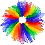 Jmkcoz 24pcs Square Juggling Silk Dance Scarves Magic Tricks Performance Props Accessories Movement Scarves 24 by 24 Inches 6