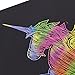 Rainbow Scratch Paper Sheets with Wooden Styluses (50 Sheets + 5 Pens)