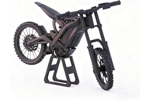1:9 Scale Electric Dirt Bike Model for Surron Light Bee X, 3D Printed PLA Off-Road Motorcycle Miniature with Functional Suspe