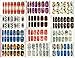 12 Premium Sheets($1.08/ Sheet) - Love Nest Nail Art Tips Stickers False Nail Design Manicure Decals Nail Art Water Nail Art Decal / Tattoo / Sticker