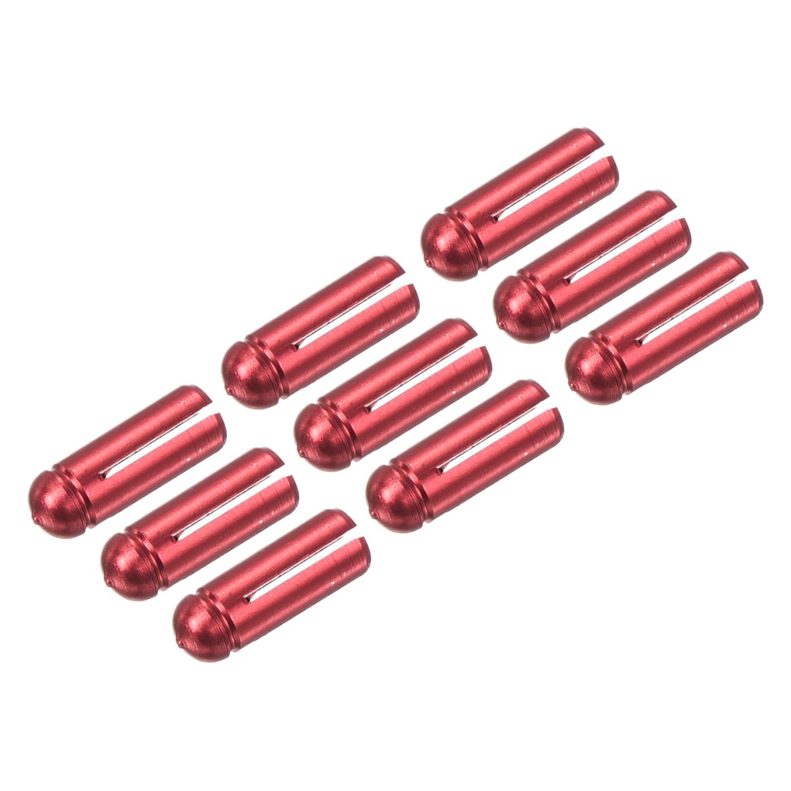 PATIKIL Dart Flight Protectors, Aluminum Alloy Dart Accessories Wing Savers for Steel & Plastic Flights - 9 Pack (Red)