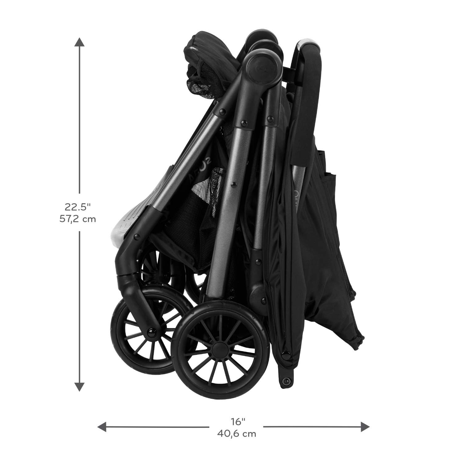 Evenflo Aero 2 UltraLightweight Double Stroller, Lark