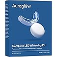 Auraglow Teeth Whitening Kit, LED Accelerator Light, 35% Carbamide Peroxide Teeth Whitening Gel, 20+ Whitening Treatments, (2
