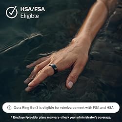 Oura Ring Gen3 Horizon - Black - Size 10 - Smart