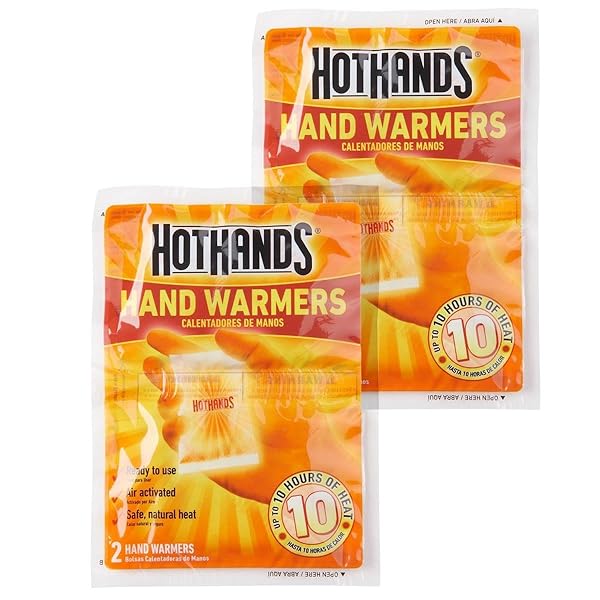 HOTHANDS HAND WARMERS SINGLE PACK, 2 HAND WARMERS