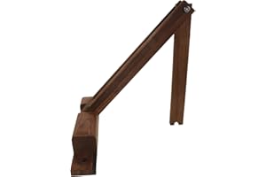 EXHUMKY Wood Wall Sconce Bracket Folding Wall Mounted Hanging Lamp Stand for Living Room Bedroom Farmhouse