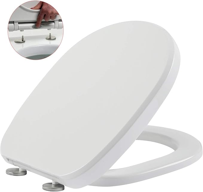 Roper Rhodes Complete Wrap Over Soft Close Toilet Seat Top Fix Quick Release Amazon.co.uk