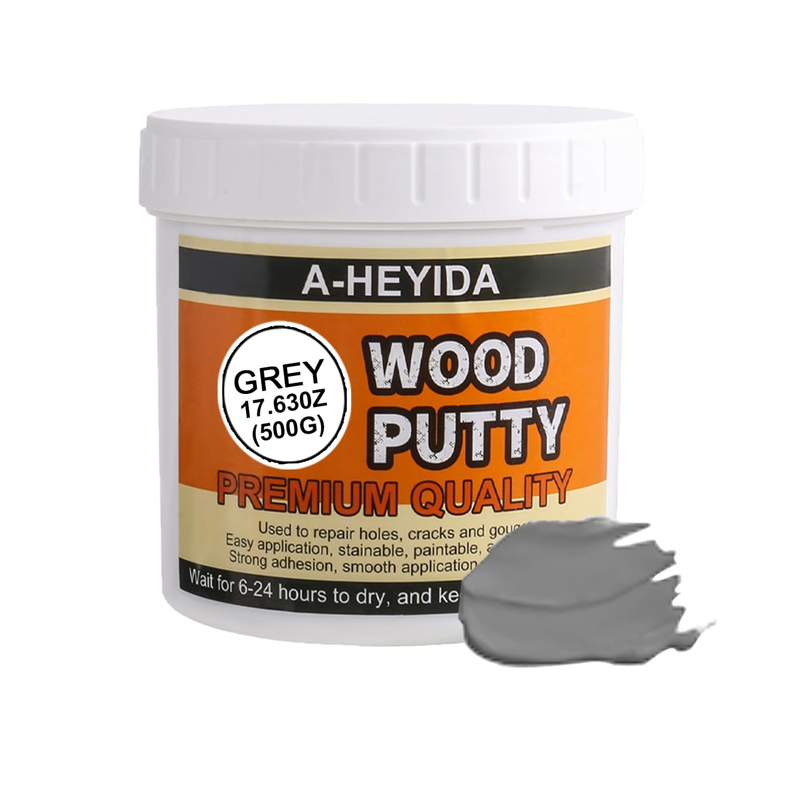 Gray Wood Filler Repair Kit - Paintable, Stainable Wood Putty for ...