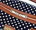 BAOSHA HB-25 Cute Lady Women Canvas Travel Bag Weekender Overnight Bag Carry-on Duffel Tote Bag (Blue Dot)