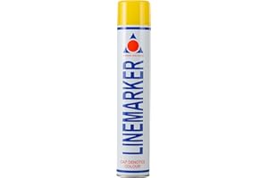 Aerosol Solutions Line Marker, Grass and Road Spray Paint, Yellow Striping Spray Paint, 26 Fl Oz (Pack of 1)