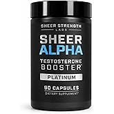 Alpha Testosterone Booster for Men with Clinically Dosed PrimaVie&reg; Shilajit | Testosterone supplement for men with 8 natural ingredients to help men reclaim energy &amp; vitality. Made in USA, 30 servings