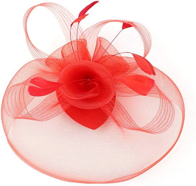Fascinators Veil Hat For Women Tea Party Wedding Cocktail Flower