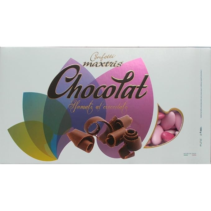 Confetti MAXTRIS 1 KG cioccolato fondente SFUMATO ROSA Amazon.it