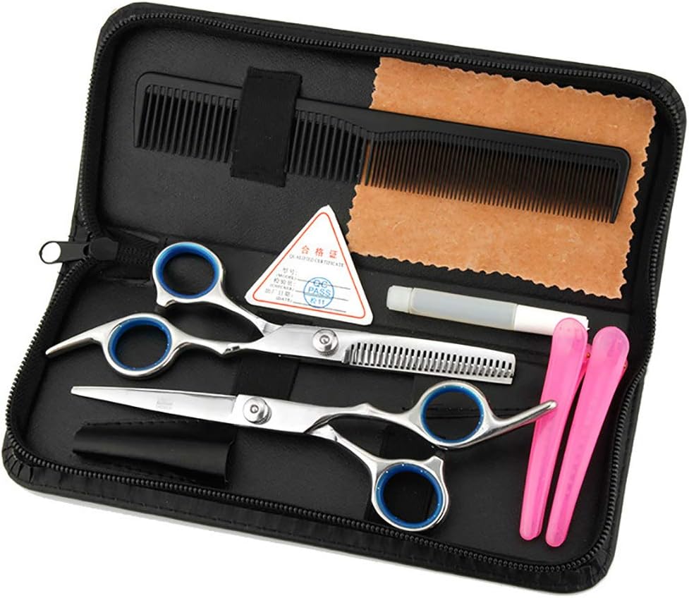 Hairdressing Scissors bangs cut flat cut teeth cut thinning hair salon child family hairdressing tool set