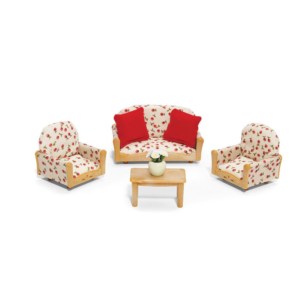 Calico Critter Animal Living Room Furniture Play Set Kids Toy Sofa Vase Gift New Ebay