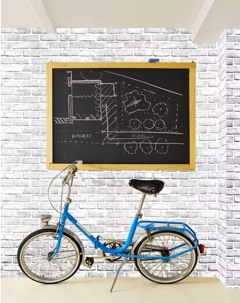 Tjlmcorp Papier Peint Autocollant Impermeable A Leau Motif Brique Rouge Marron 17 7x117 Rouge Rouille Papiers Peints Peintures Outils Et Traitement Des Murs