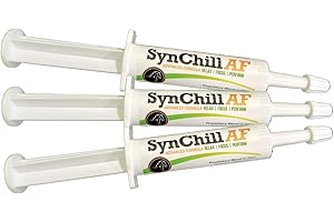 SYNNUTRA EQUINE SynChill AF Calming Gel for Nervous Horses - Single Serving - Advanced Formula with L-Theanine, Increased Potency, 100% Natural Supplement, Disposition & Confidence Support for Horses - 3 Pack