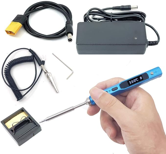 NovelLife 65W Mini TS100 Electric Soldering Iron Kit,Adjustable