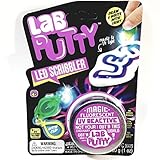 Lab Putty LED Scribbler Magic Fluorescent UV Reactive Mini Putty w/Keychain 1 oz Goop