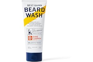 Duke Cannon Supply Co. Beard Wash Citrus Hefeweizen, 6 Fl Oz - Made with Plant-Based Ingredients to Strengthen, Rejuvenate, Soften and Condition