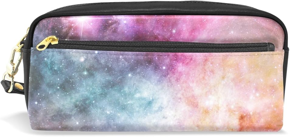 Amazon Soresore ソレソレ ペンケース おしゃれ 高校生 大容量 かわいい 宇宙 宇宙柄 女子 中学生 ペンポーチ 化粧ポーチ ポーチ ふでばこ 筆箱 女の子 小学生 文房具 文具 筆入れ Puレザー プレゼント 贈り物 ギフト ペンケース 文房具 オフィス用品