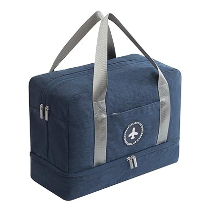 Luggage Bag,Water Resistant Travel Duffel for Carry On & Gym, Work Bag for Business Travelling Christmas for Men(Navy)