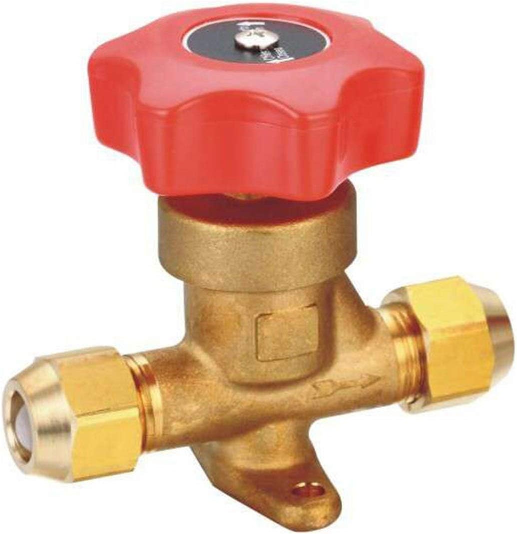 Refrigeration Brass Hand Valve Air Conditioning Cold Storage Shut Off