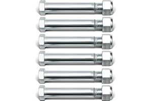 MMS 6Pcs Mini Excavator Pins, 0.98in/25mm Hole Diameter, Mini Excavator Attachments Small Digger Replacement Compatible with 