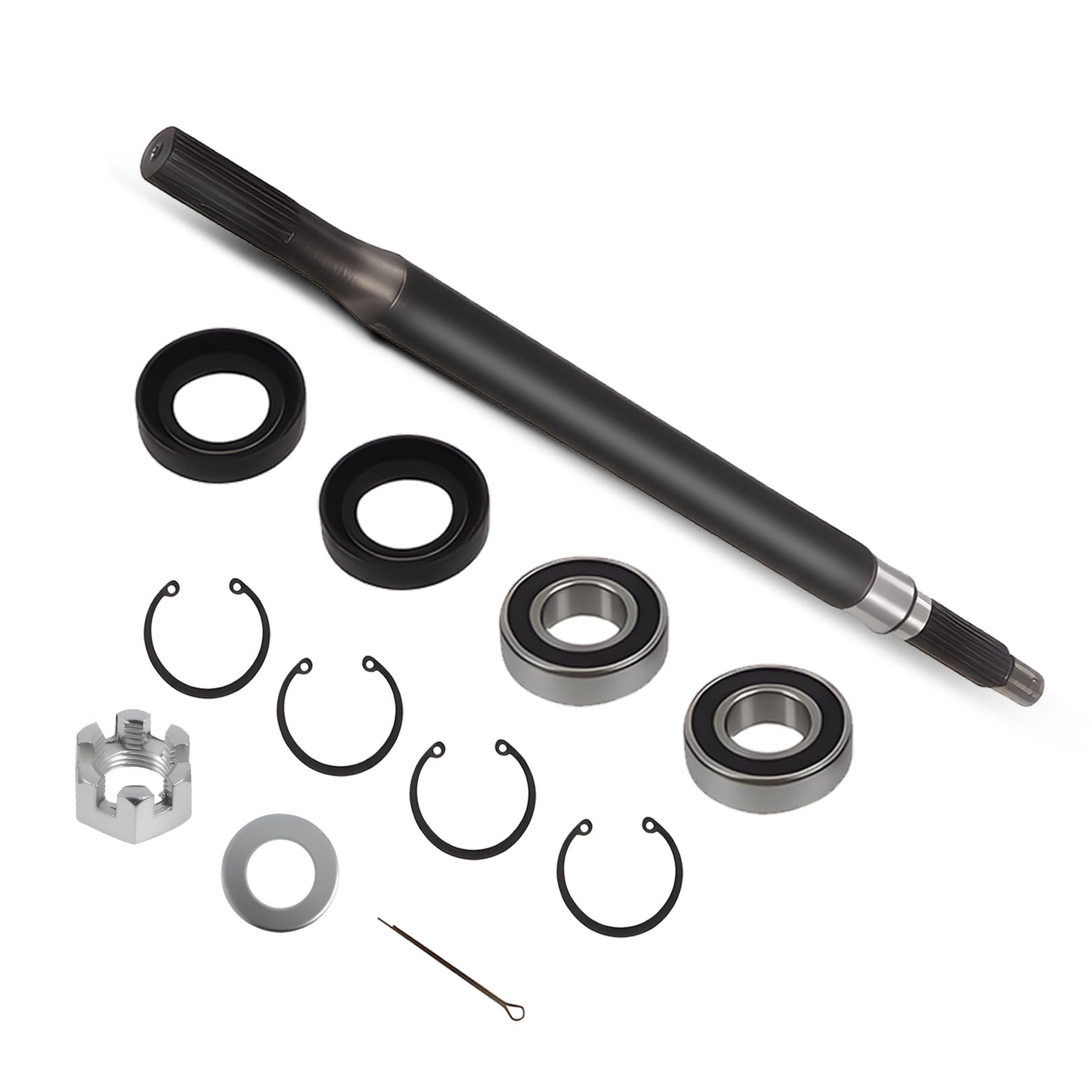 Photo 1 of Jecoupoon 20377-G12 Golf Cart Passenger Side Rear Axle Shaft Compatible with 1994-Up TXT Electric