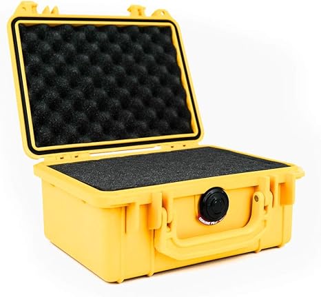PELI 1150 - Maleta rígida con Espuma Protectora, Amarillo: Amazon.es: Electrónica