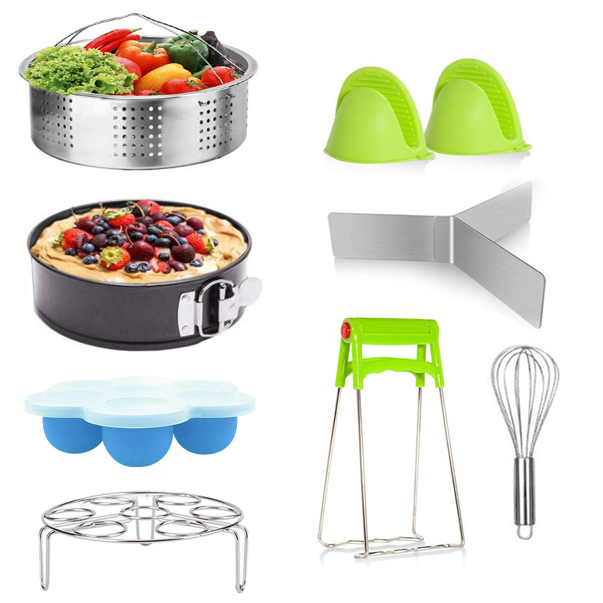 Springform Pan Mlife Instant Pot Accessories Set 8pcs Pressure Cooker Accessories Set Compatible