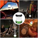 Suaoki Camping Lantern Led Light Flashlight Rechargeable Battery (Powered By Hand Crank and USB Charging) Collapsible Ultra Compact Great for Hiking Camping Tent Garden Patio etc