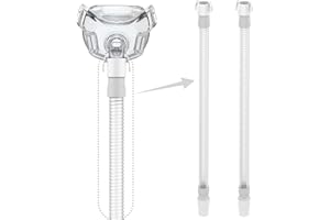2 Packs Quick Release Tube Compatible with Amara View, Only Short Tube for AV, No Elbow, Improved Design and Upgraded Material,Great Value Supplies by Medihealer.