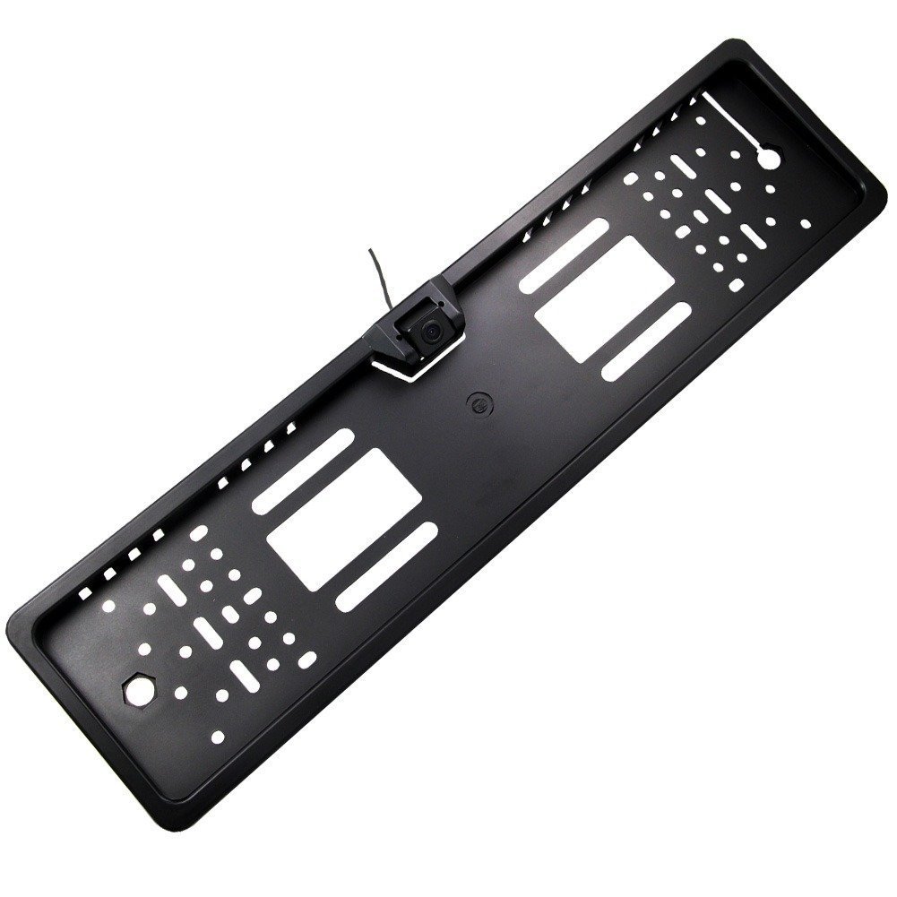 BW Universal European License Plate Holder Car Rear View Kit Reverse Parking Backup Camera with 170° Night Vision Angle Waterproof Shockproof