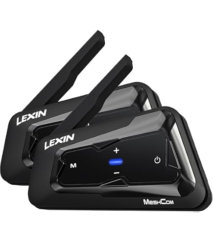Amazon.com: LEXIN B4FM - Auriculares Bluetooth para motocicleta