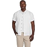 Guess Mens Short Sleeve Wimbly Dobby Stripe Shirt