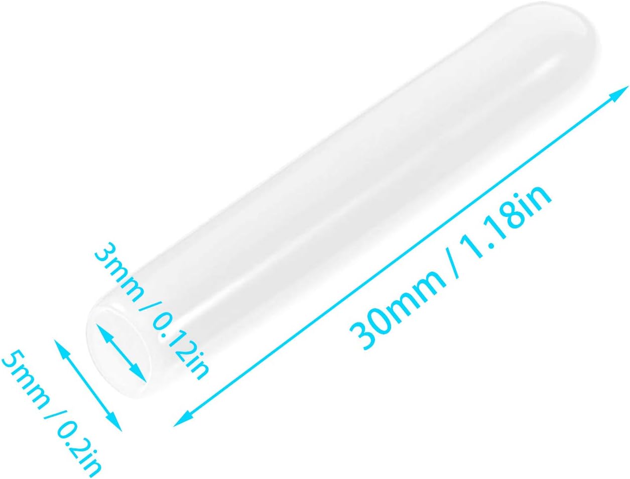 Adornlife 100 Pieces White Dishwasher Rack Caps 3mm in Diameter & 25mm in Length Silicone Tip Tine Cover Dishwasher Protection Prongs Dishwasher Rack Repair Kit - Image 3