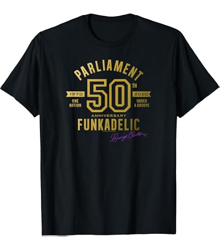 Amazon.com: George Clinton Parliament Funkadelic Logo T-Shirt