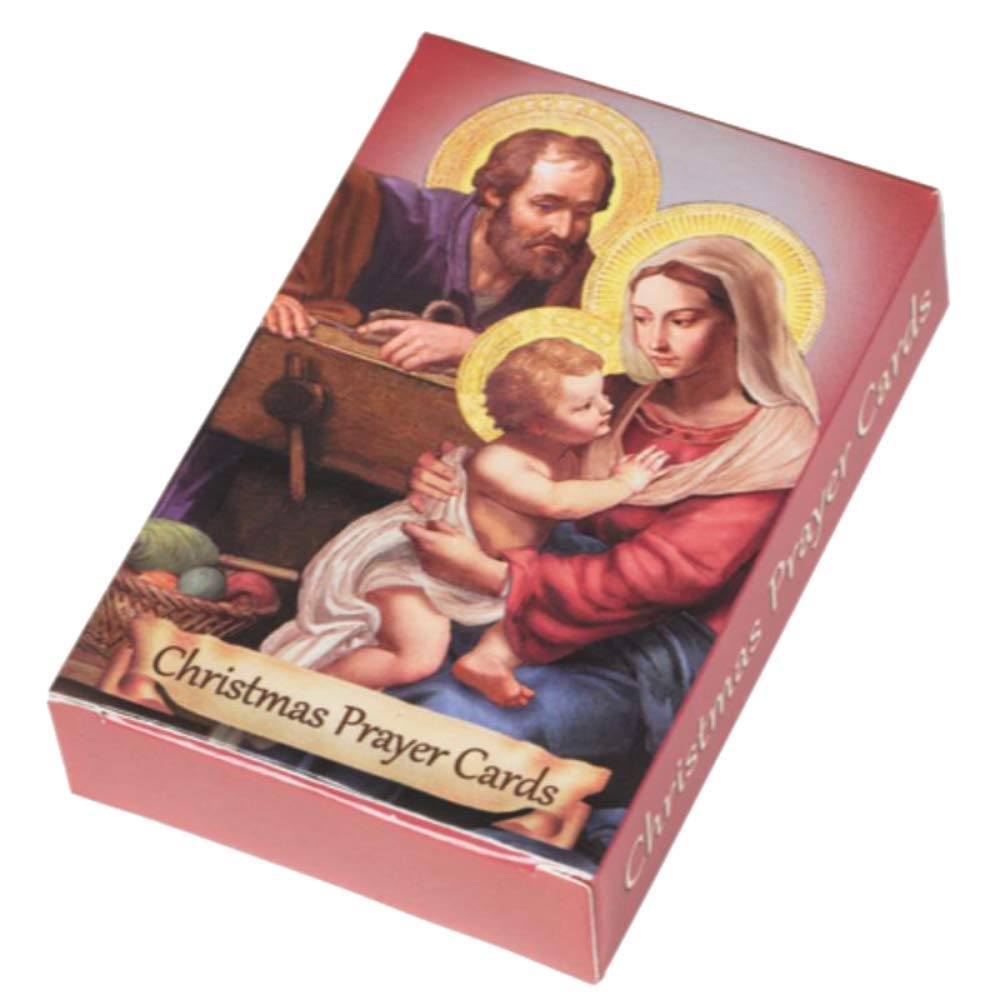 Christmas Prayers Wallet Card Assortment Bible Scripture, 54 Cards Per Pack
