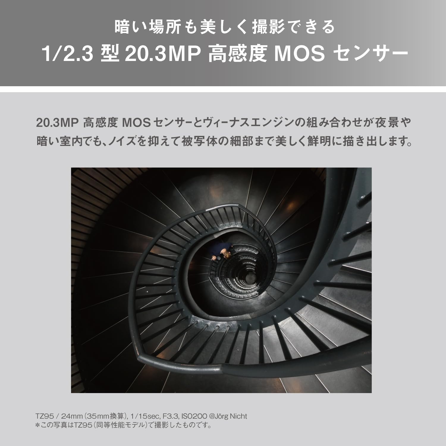 ഫ്രണ്ട് view of the Panasonic LUMIX TZ/ZS99 camera, highlighting the control ring around the lens.