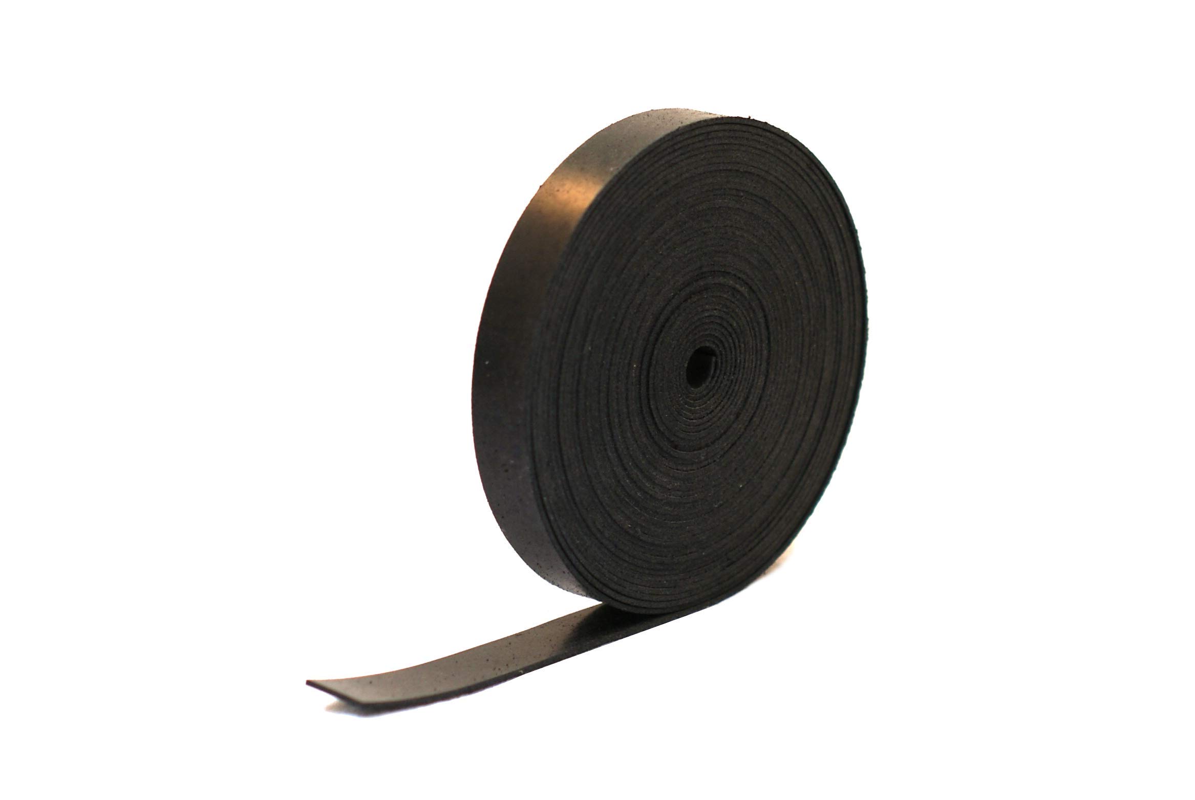 RS® Solid Rubber Strip 12mm Wide x 2mm Thick x 5m Long - SBR Rubber for Sealing, Cushioning, Weather Strip, Anti-Vibration, Anti-Slip, Gaskets & DIY — image 1