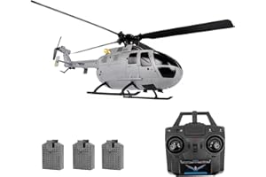 Sunydog RC Helicopter RC Drone, Single Propeller Without Ailerons, 6 Axis Gyro Stabilization RC Airplane, Altitude Hold, RC Plane for Boys Girls Adults (Dark Gray 3 Battery)