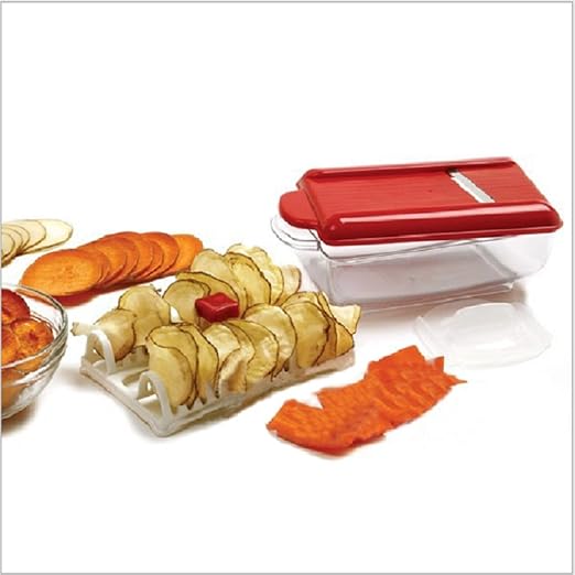 melumber Microondas patatas chips Maker y patatas Rallador ...