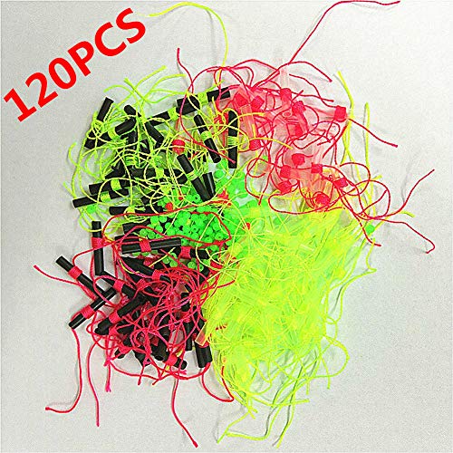 YOTO Bobber Stops, 80 Pack Bobber Stoppers for Fishing Line, Slip Bobber Stops for Fishing Floats Fishing Gear