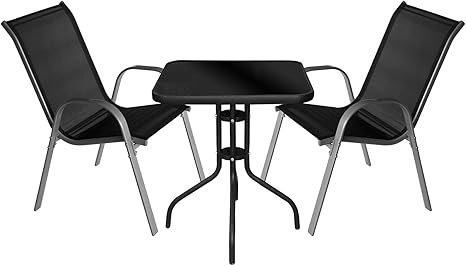 Amazon.de: Multistore 2002 3tlg. Bistromöbel Bistrotisch 60x60cm