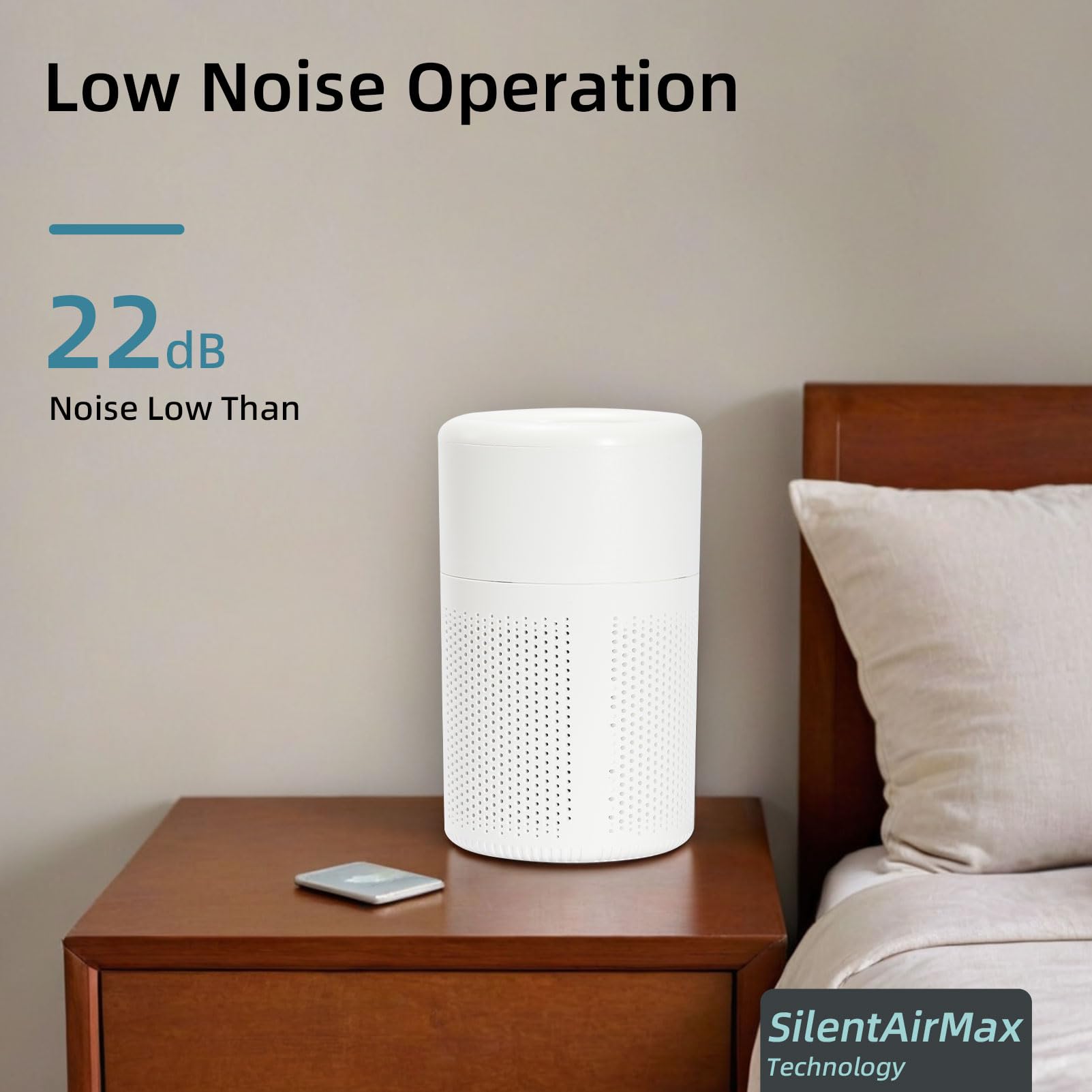 Small Air Purifier for Bedroom & Kitchen,Mini Air Purifier with Fragrance Function and 360° Air Inlet,HEPA Quiet Air Cleaner,Air Cleaner for Pet Odors Dust Smoke and Hair