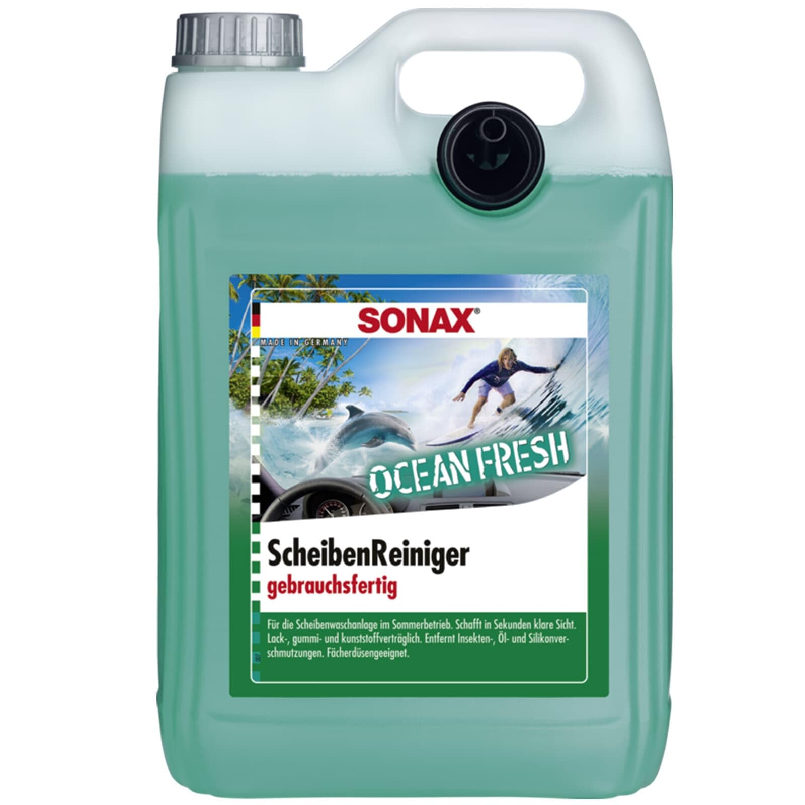 Sonax 264500 Windscreen Wash Ready-to-Use Ocean Fresh, 5 litres