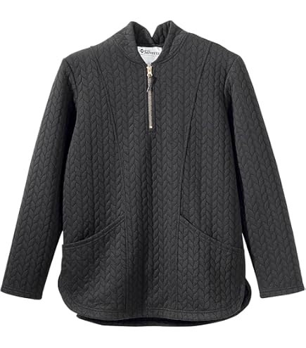 Silverts Women's Adaptive Magnetic Closure Cardigan, Open Front